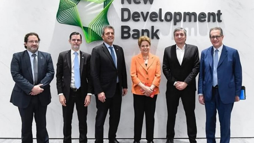 La delegación argentina se reunió con Dilma Rousseff.