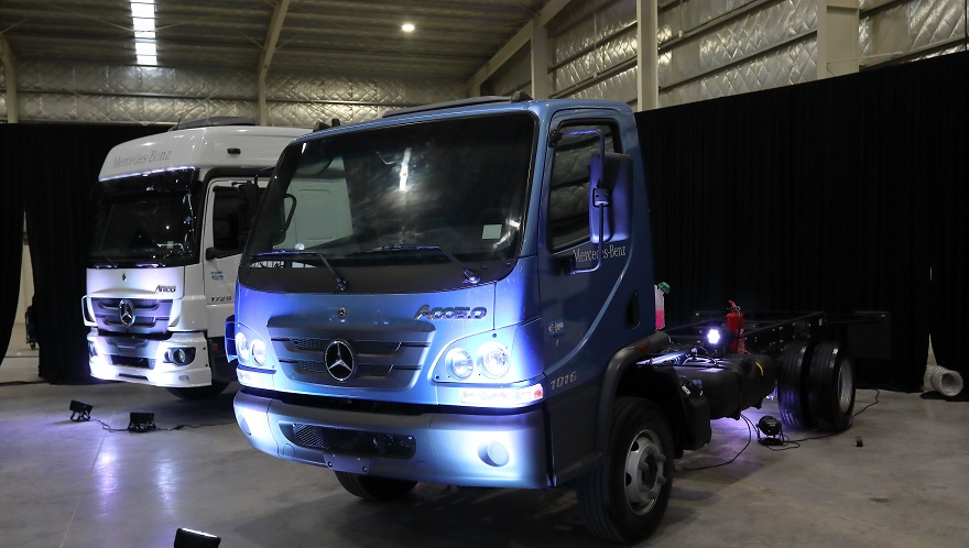 Atego y Accelo, los camiones de producción nacional de Mercedes Benz.