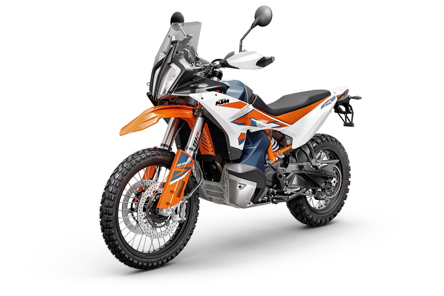 La moto KTM 890 está inspirada en el Dakar.