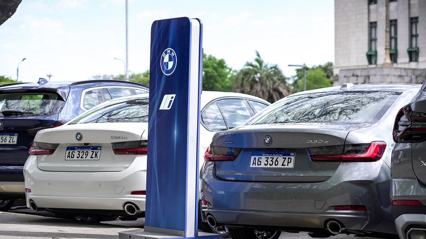 Toda la gama BMW se lució en la Ciudad de Buenos Aires.