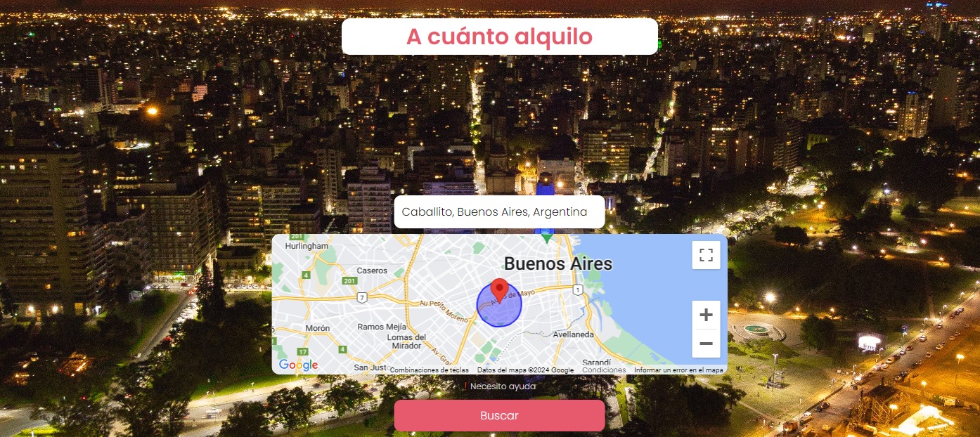 La app permite comparar precios de alquiler según cada barrio