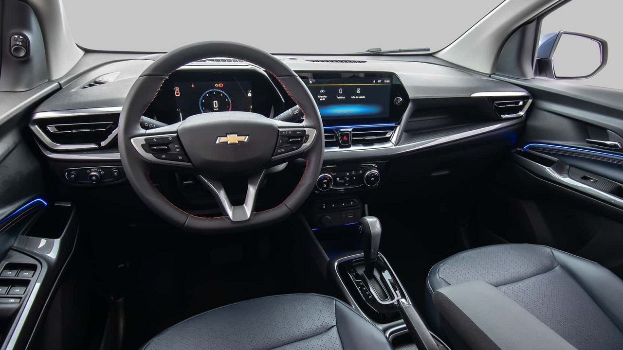 El Chevrolet Spin tiene una pantalla de 8 pulgadas.