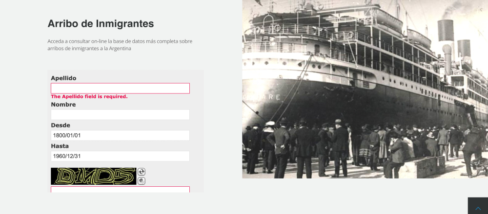 Se puede conocer cuándo y cómo llegaron tus antepasados en línea