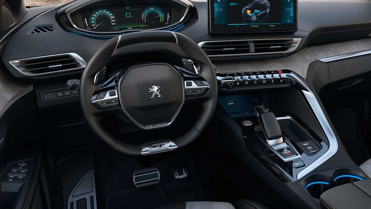 El diseño interior del Peugeot 3008 es tan llamativo como el exterior.