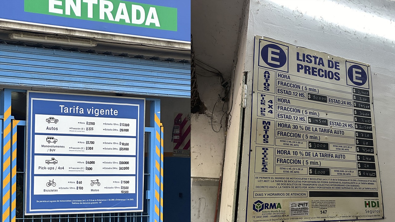 Los estacionamientos están cada vez más caros en la ciudad.