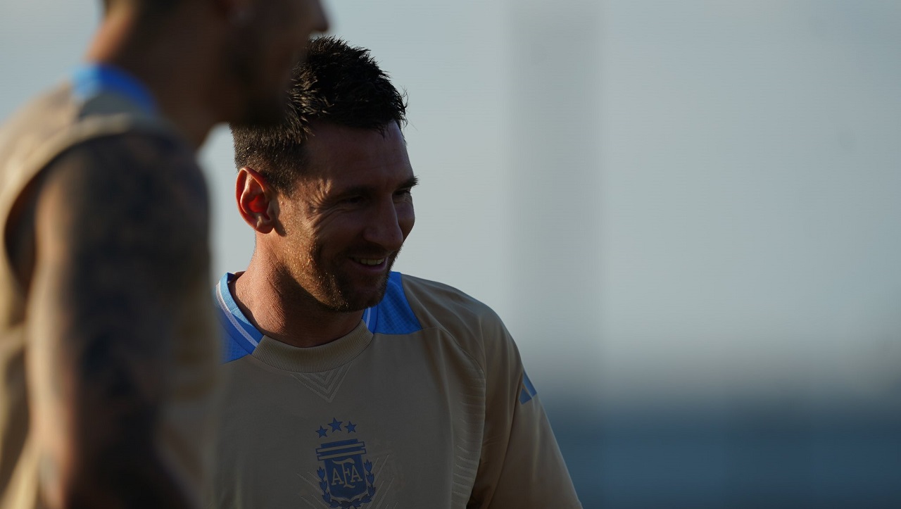 Messi, el capitán de la Selección argentina.