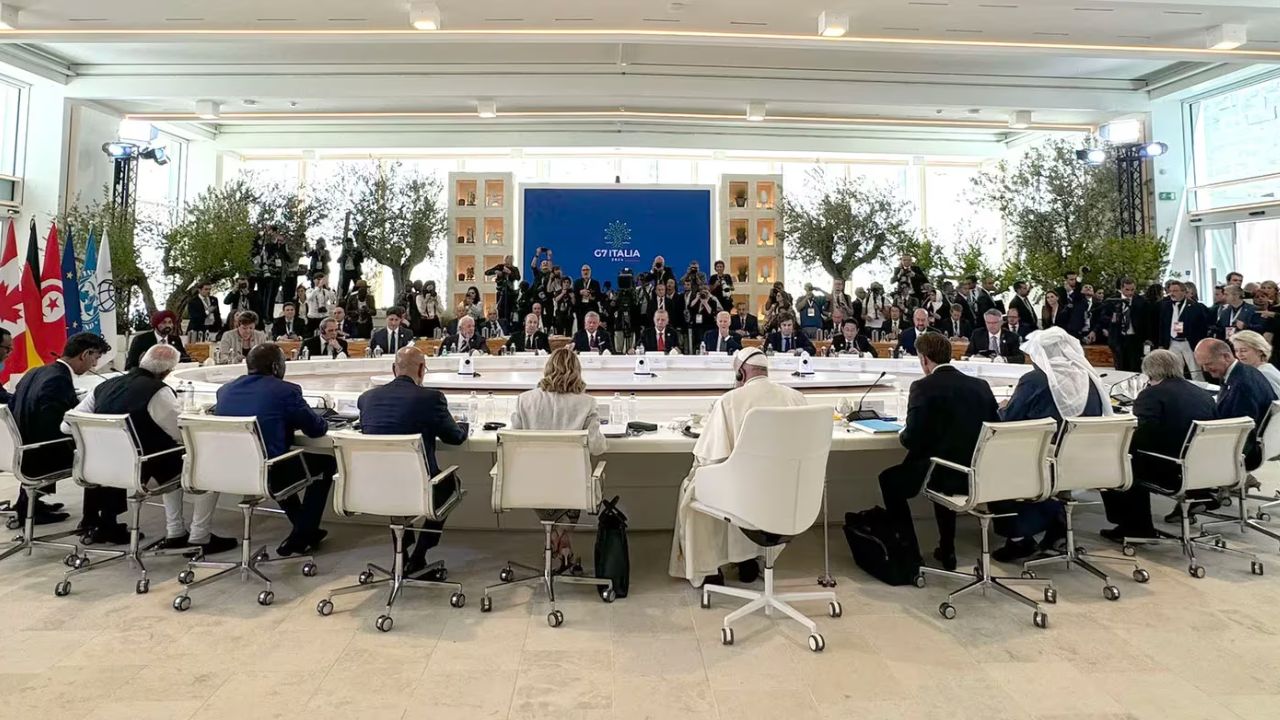 El presidente Javier Milei participó de la Cumbre del G7 que se lleva a cabo en Italia