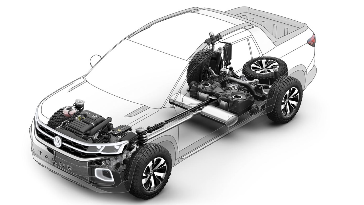 Tarok completará la gama de camionetas de Volkswagen.