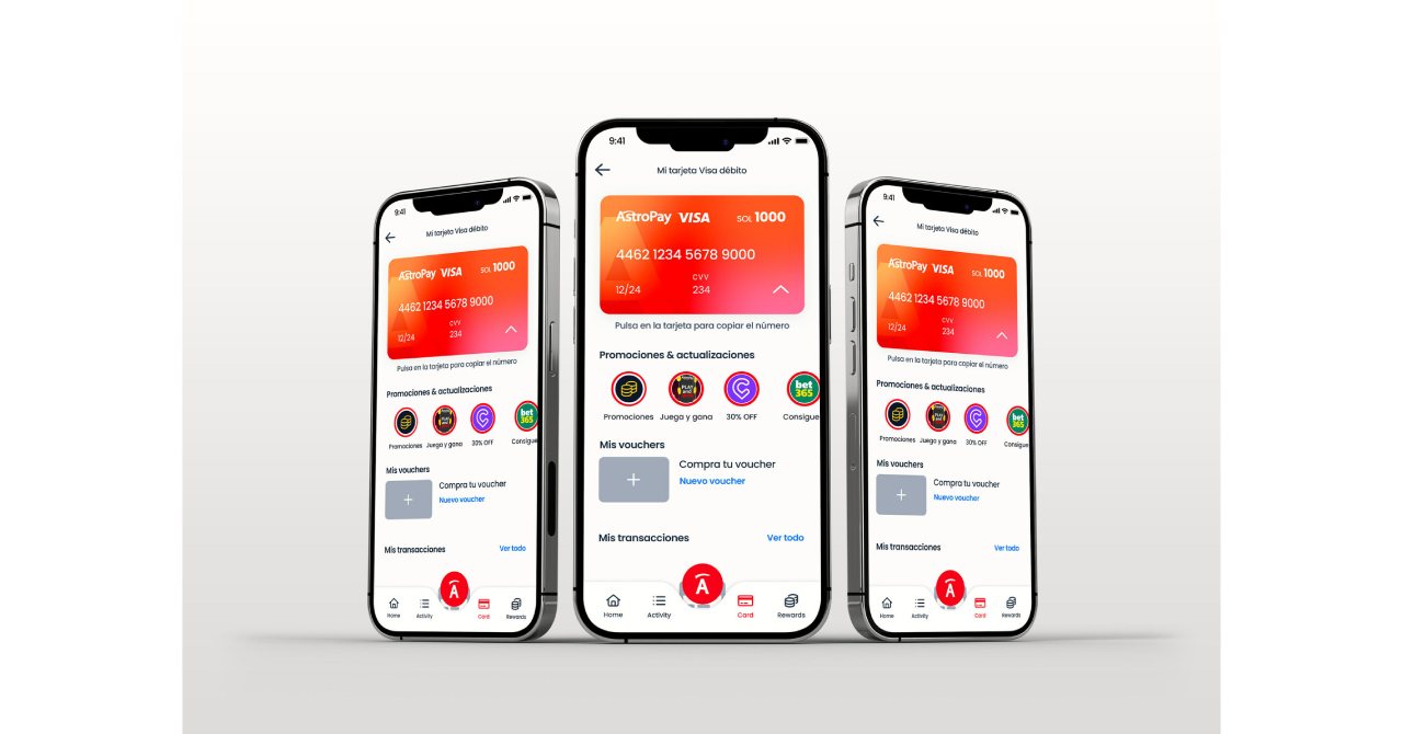 Con AstroPay se pueden tener tarjetas físicas o virtuales