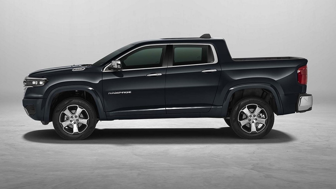 La RAM Rampage Laramie es la más lujosa de la gama.