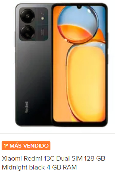 A fines de la primera quincena de agosto, el celular Xiaomi Redmi 13 era el más vendido en Mercado Libre
