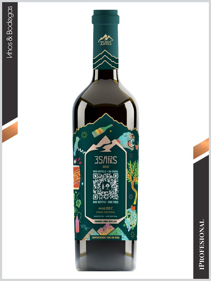 Vino 3Sapas Gran Reserva Malbec