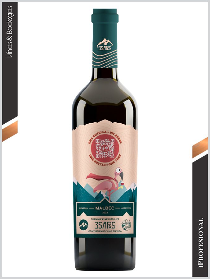 Vino 3Sapas Malbec