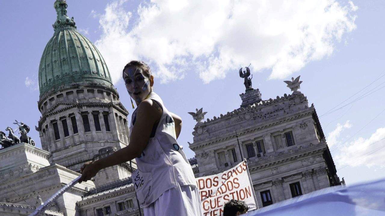 Marcha universitaria al Congreso
