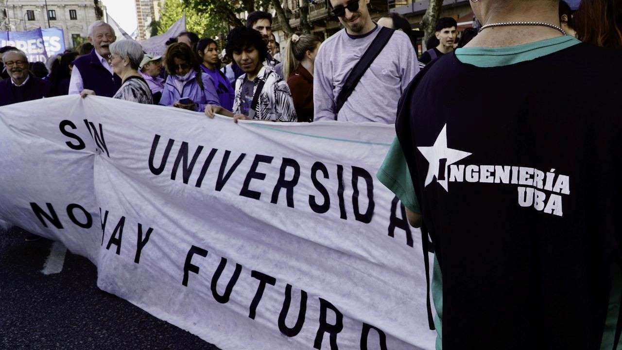 Marcha universitaria al Congreso