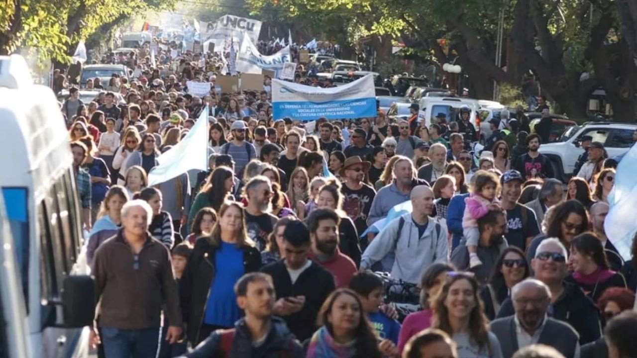 En Mendoza también hubo manifestaciones 