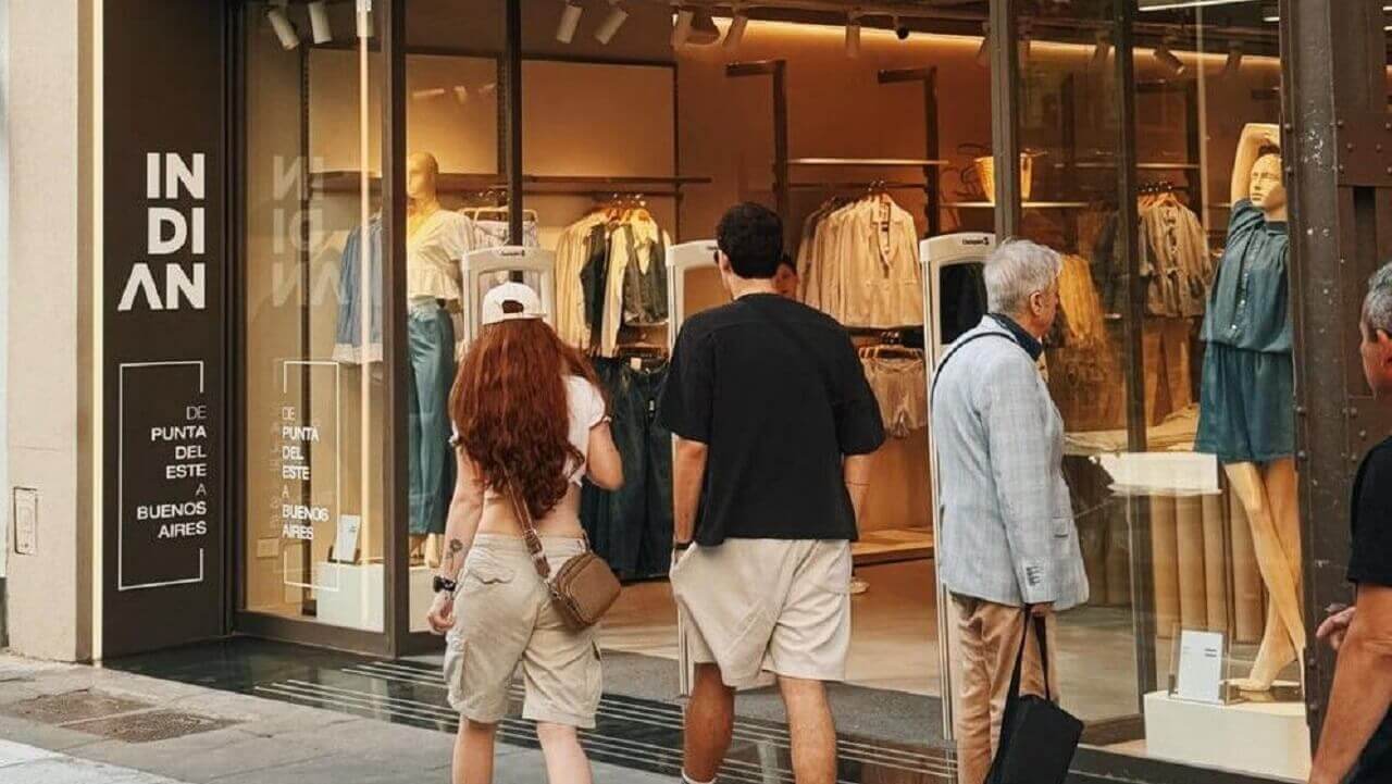 Indian desembarcó en la calle Florida