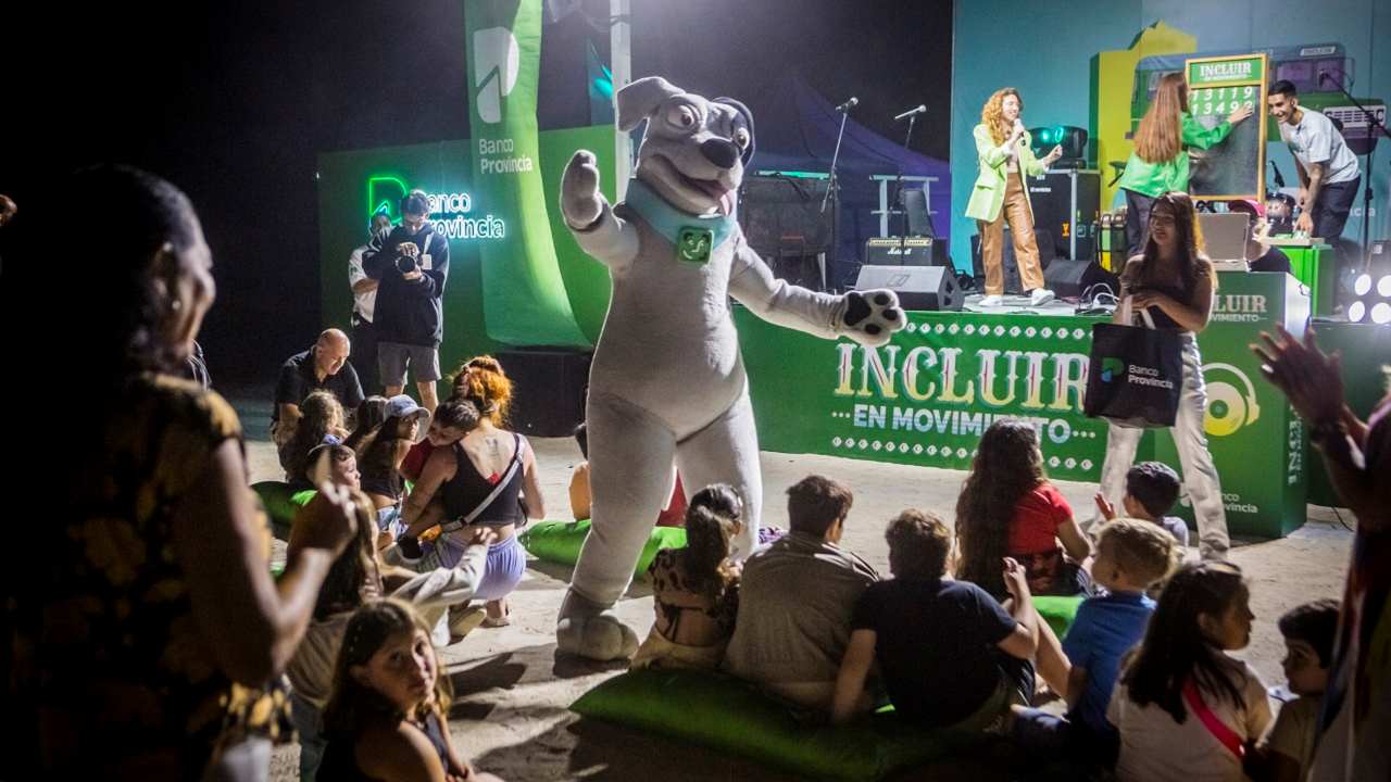 Incluir en Movimiento hizo su primera parada de verano en Villa Gesell