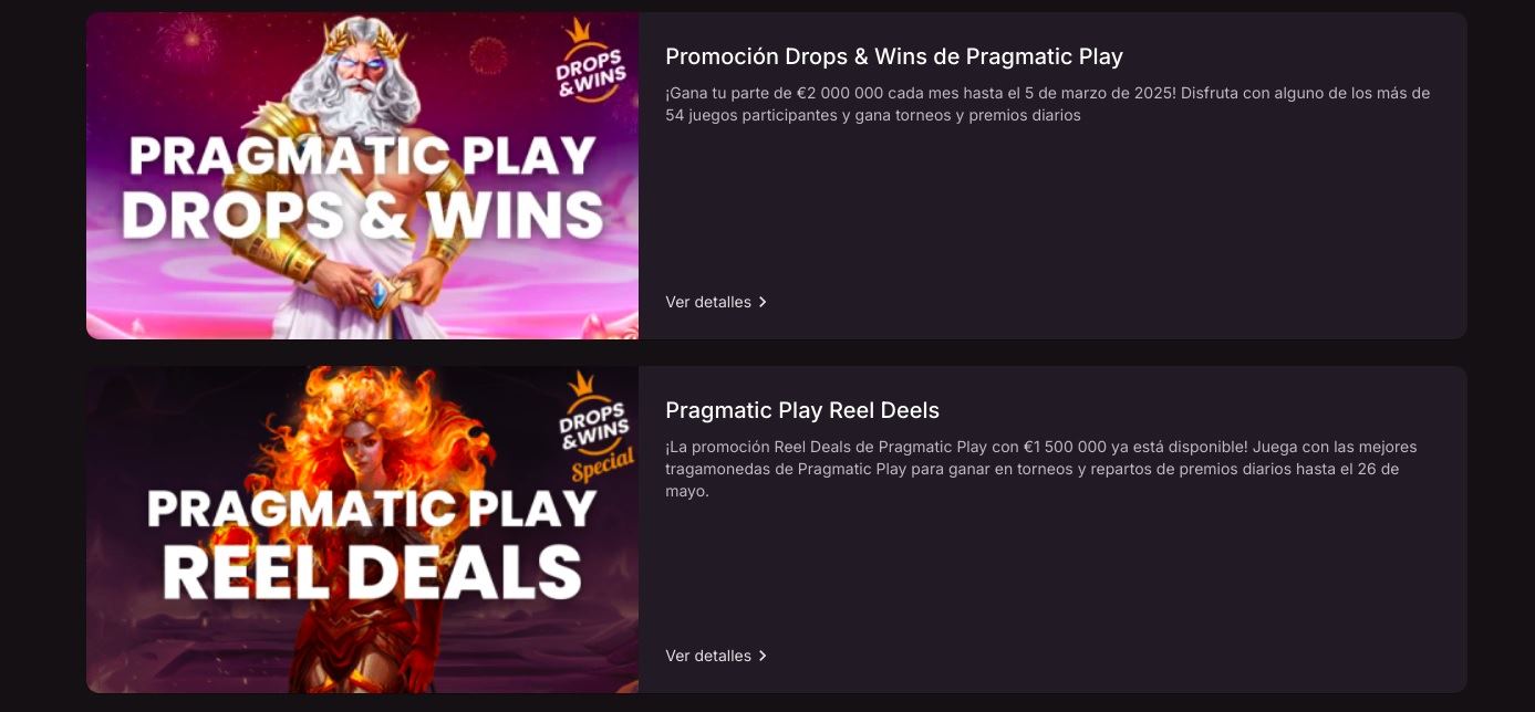 Cloudbet ofrece promociones regulares.