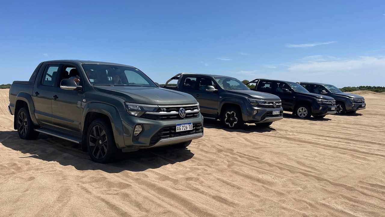 Volkswagen Amarok, uno de los modelos más vendidos de la marca.