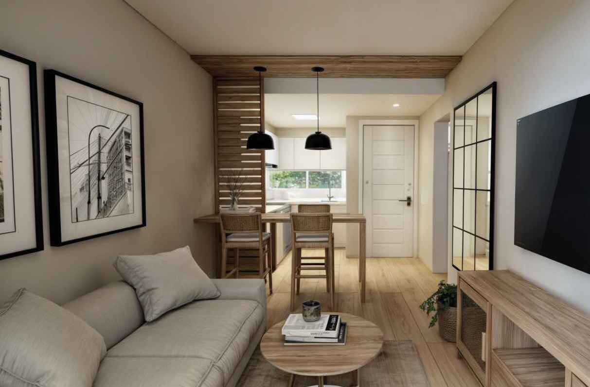 El desarrollo permite comprar una unidad estándar (u$s 1.800 el m2) o amueblada (u$s 9.000 adicional