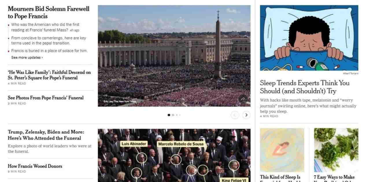 'Los dolientes se despiden solemnemente del Papa Francisco