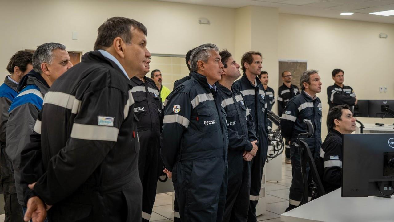 El Gobernador de Neuquén, Rolando Figueroa, visitó La Calera para conocer de cerca la ampliación