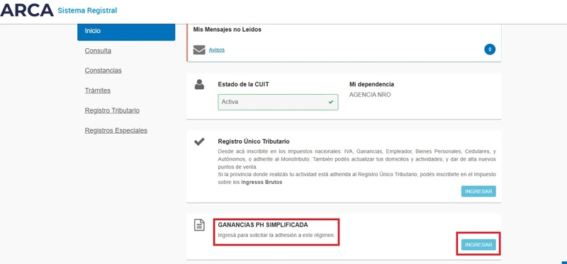 Paso a paso: ¿cómo adherir al Régimen Simplificado de Ganancias ARCA?