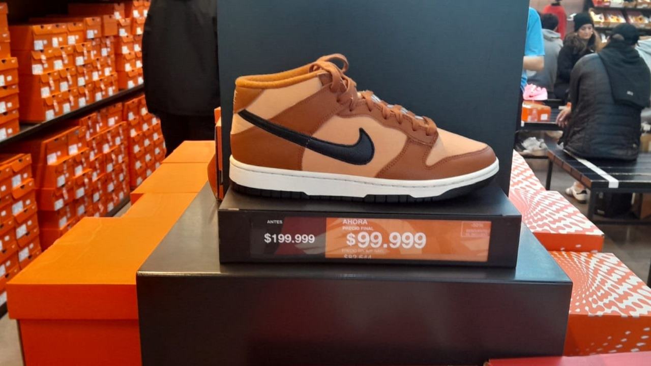 Zapatillas Nike con 60% de descuento