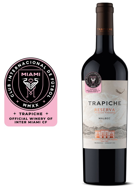 Desde 2024, Trapiche es la Bodega Oficial de Inter Miami.