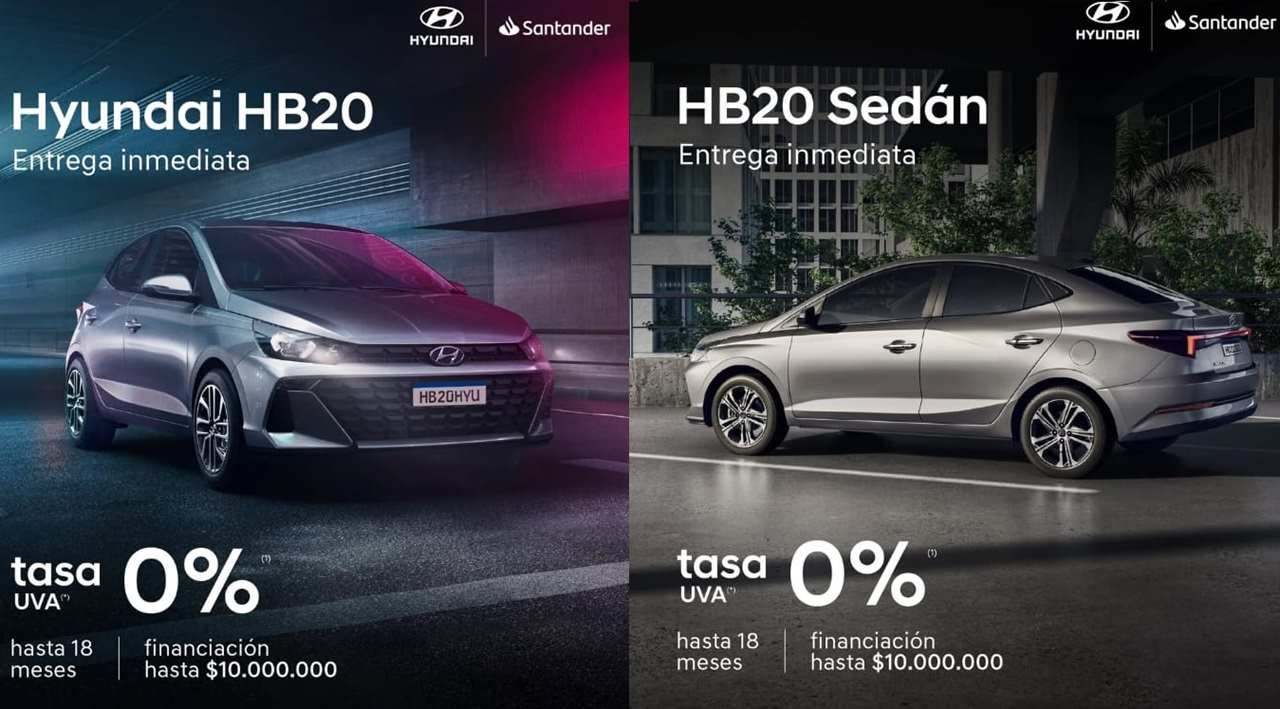 Hyundai lanza opciones de financiamiento para el HB20.