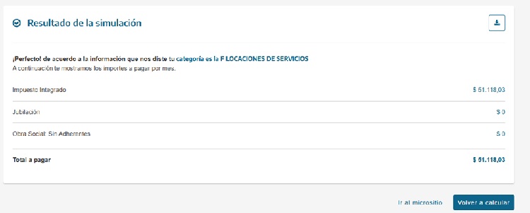 Simulador Monotributo ARCA