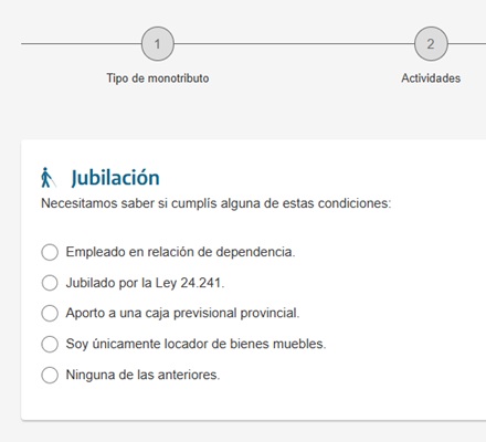 Simulador Monotributo ARCA: aportes
