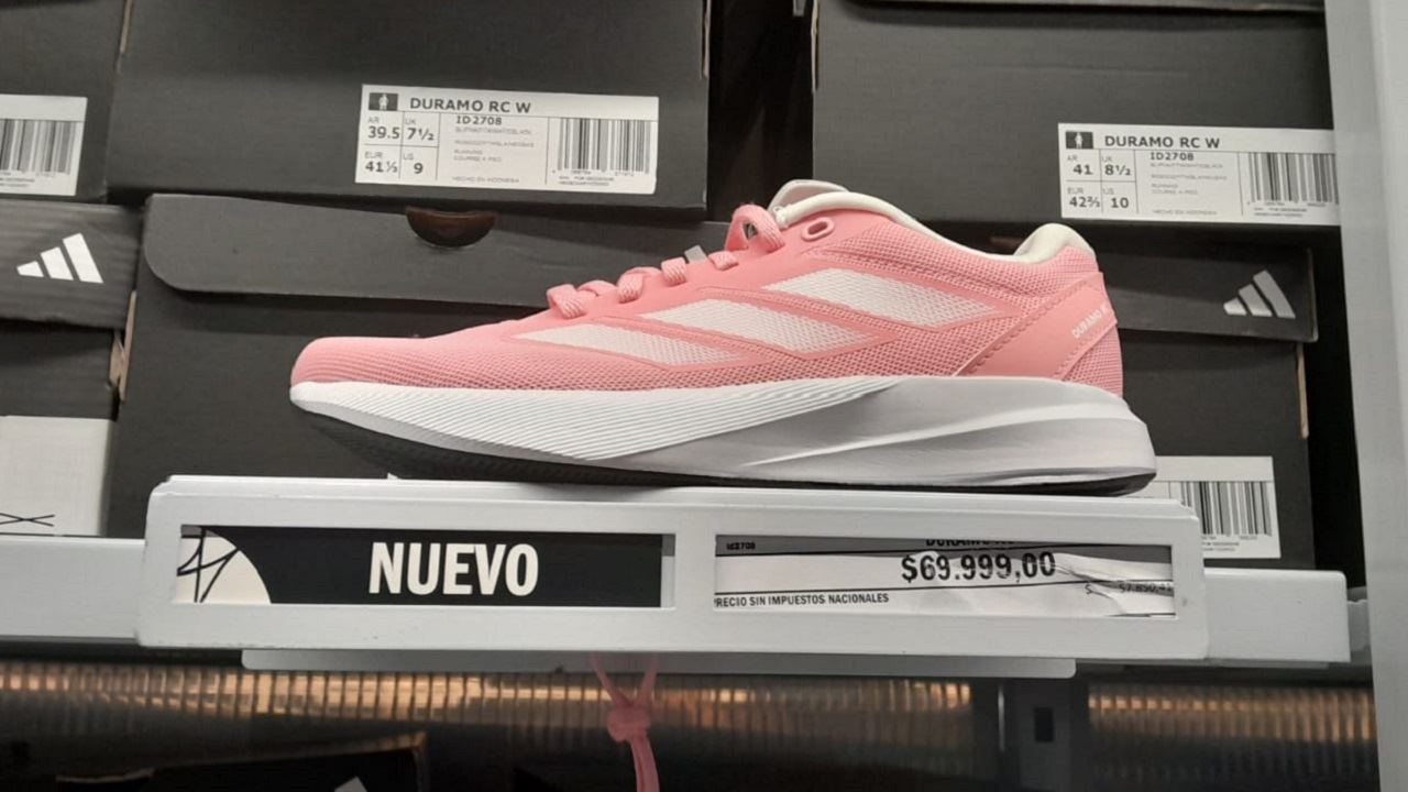 Las zapatillas Duramo de Adidas por 69.999 pesos