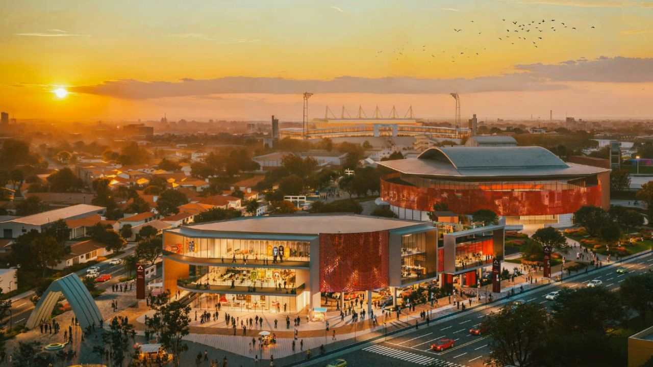 Así quedaría el complejo donde está ubicado el estadio José María Minella