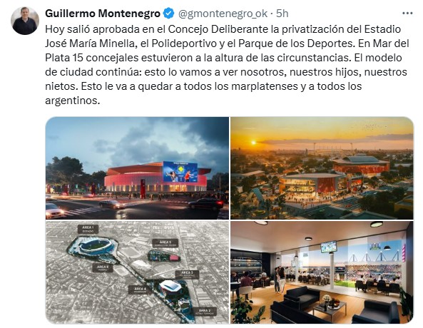 El mensaje que compartió Guillermo Montenegro