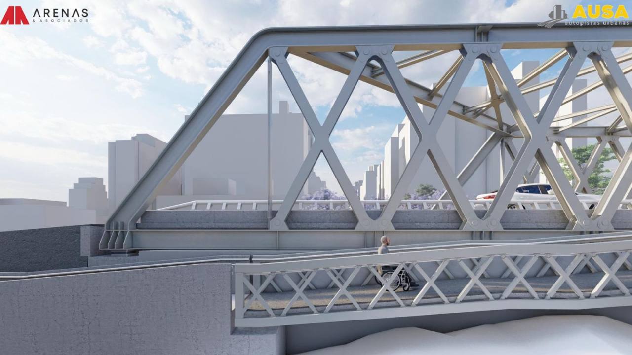 Así será el nuevo puente de Ciudad de la Paz, entre Palermo y Colegiales