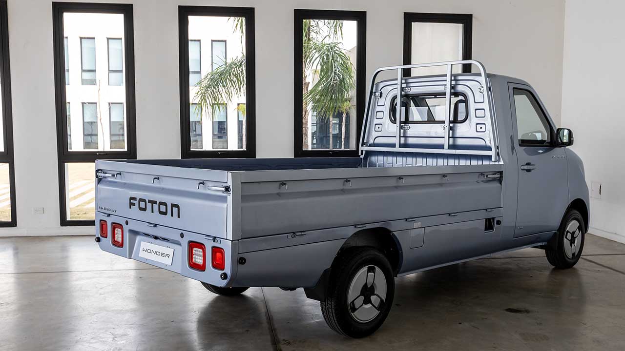 Generoso y versátil espacio de carga para la opción con cabina simple