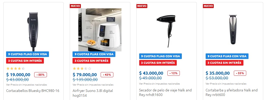Algunas de las promociones de Carrefour llegan al 55%