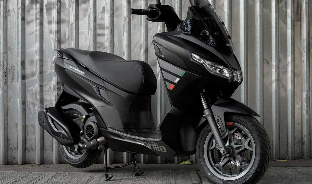 El scooter de Aprilia es ideal para el día a día.
