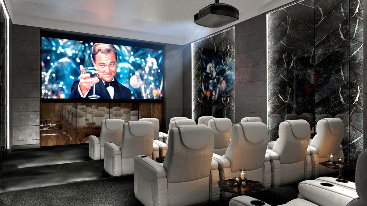 El proyecto ofrece más de 2.000 m² de amenities, entre ellos spa, microcine, piscinas y 