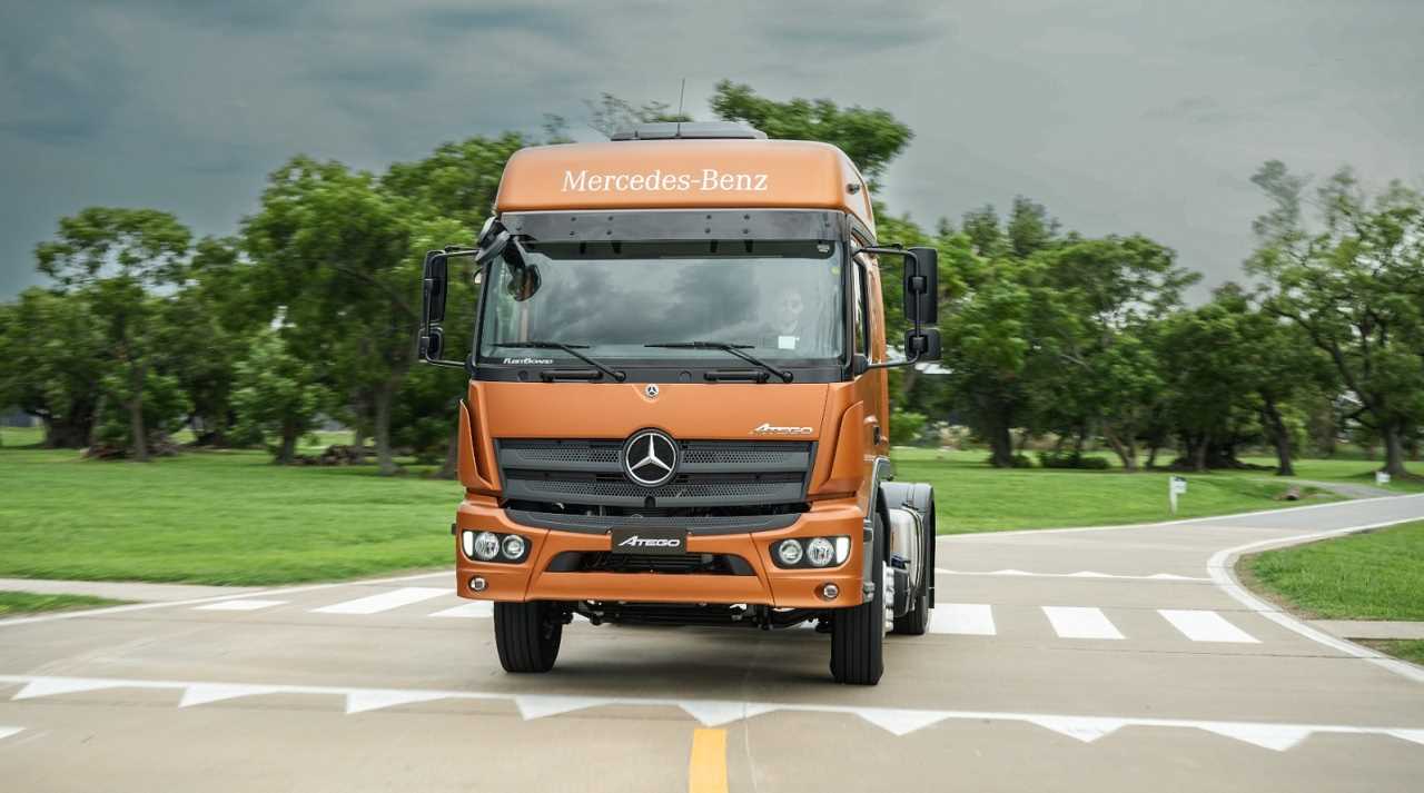La nueva gama de camiones Mercedes Benz impulsa el crecimiento de la marca.
