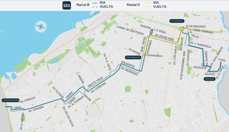 Así será el nuevo recorrido