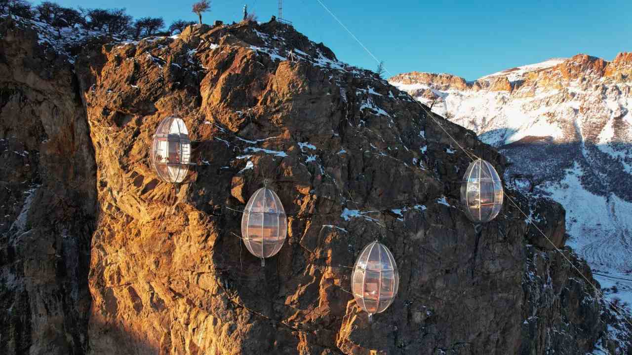  El hotel Ovo Capsule en El Chaltén ofrece una experiencia disruptiva