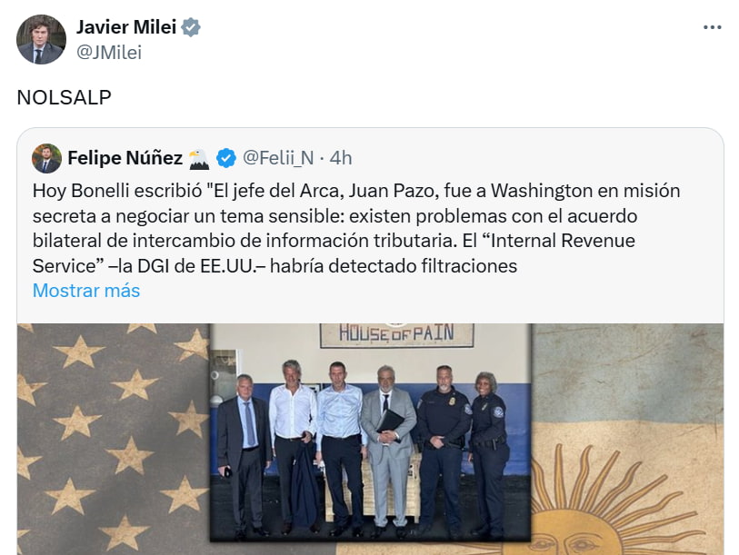 El mensaje de Javier Milei para los periodistas, en plena vedad electoral.
