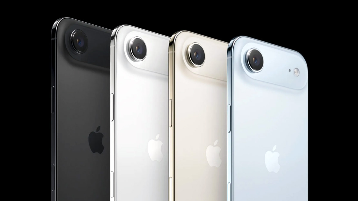 El iPhone Air vendrá en 4 colores.
