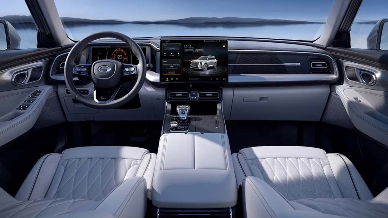 Imponente y lujoso el interior de GAC GS8