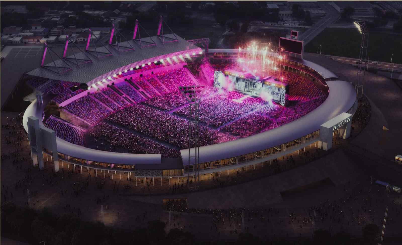 Una de las imágenes que compartió en su momento el intendente de General Pueyrredón