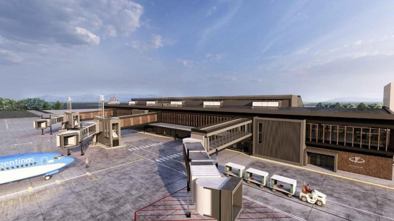 El Aeropuerto de Tucumán pasará a tener tres mangas de embarque cuando termine la obra