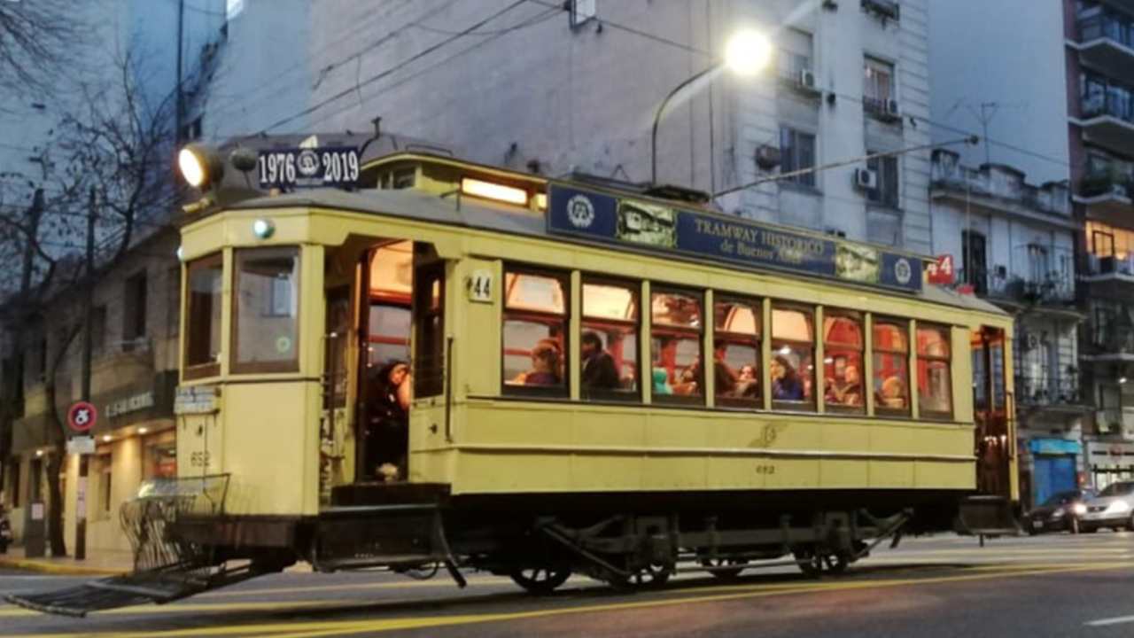 En Caballito se puede vivir la experiencia del Tranvía en la Ciudad de Buenos Aires